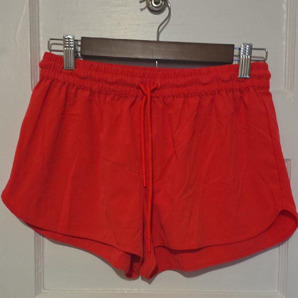 TNA Women's Vibrant Red Athletic Shorts